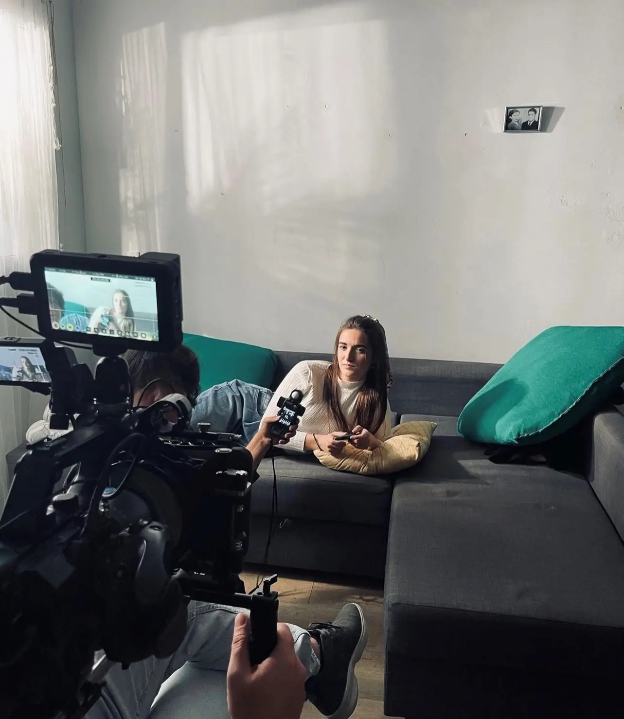 15 - Actriz Silvia Cordero - Rodaje Cortometraje